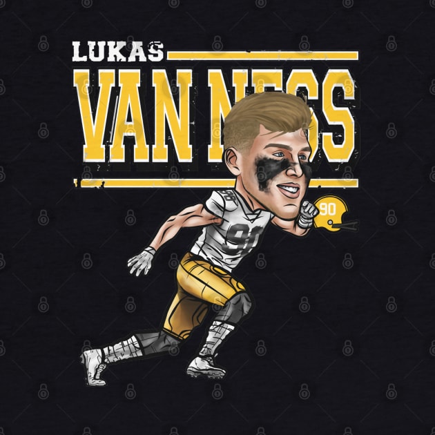 Lukas Van Ness Green Bay Cartoon by danlintonpro